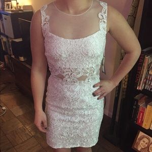 White Lace Dress. NEW WITH TAGS